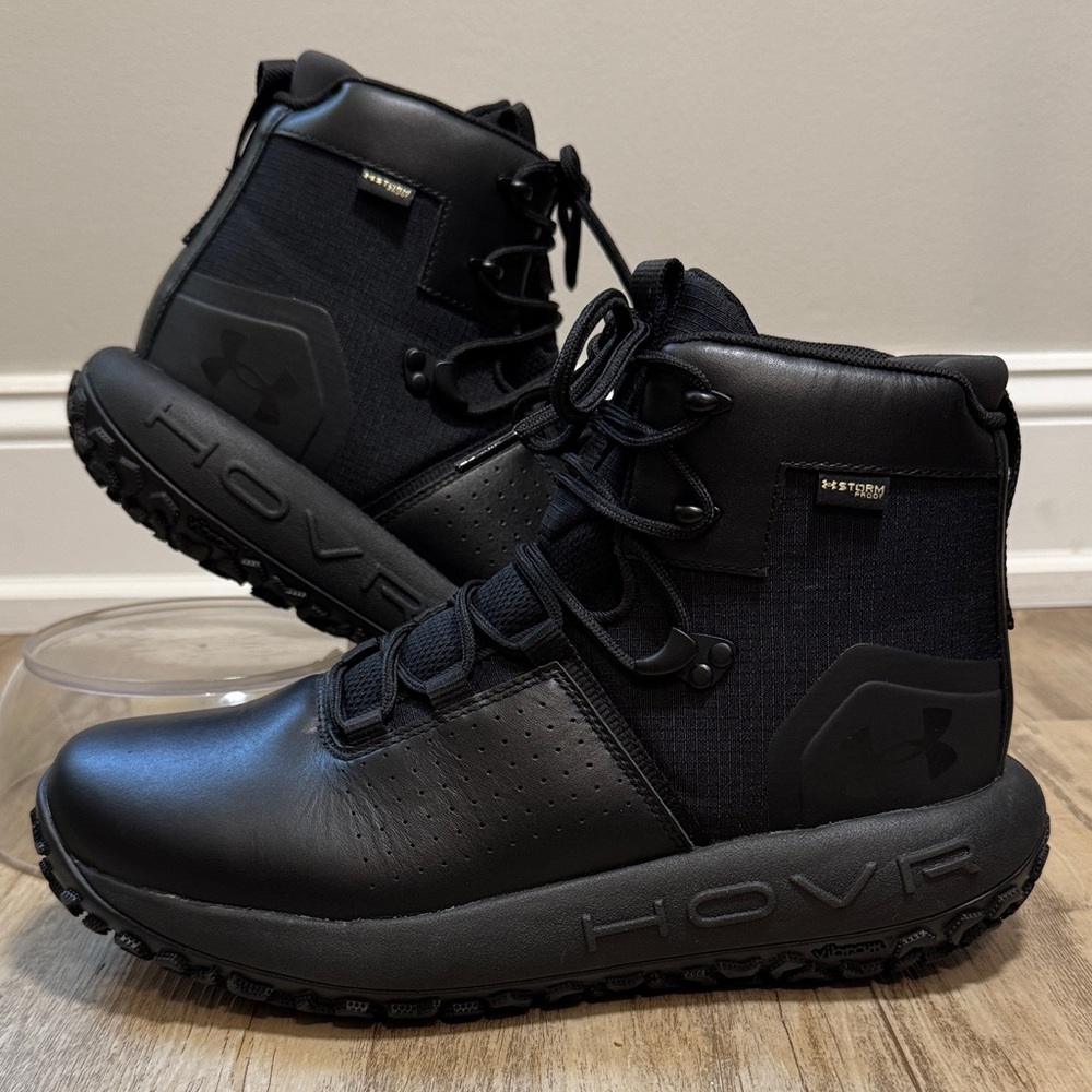 Men's UA HOVR Infil Waterproof Tactical Boots 3026737-001 Sz 10 Like New